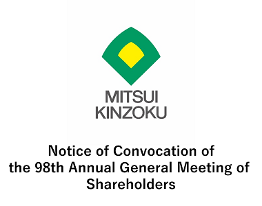 Notice of Convocation of the 98th Annual General Meeting of Shareholders