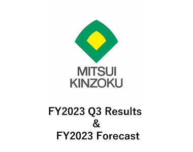 FY2023 Q3 Results & FY2023 Forecast