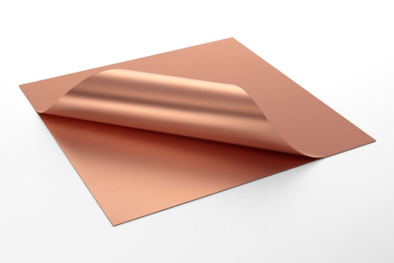 Copper foil with carrier film