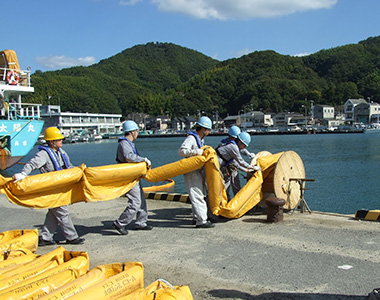 地域ぐるみでの防災訓練