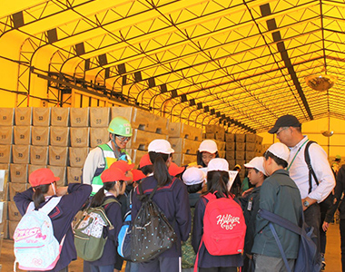 Students visited Hikoshima Smelting Co., Ltd.