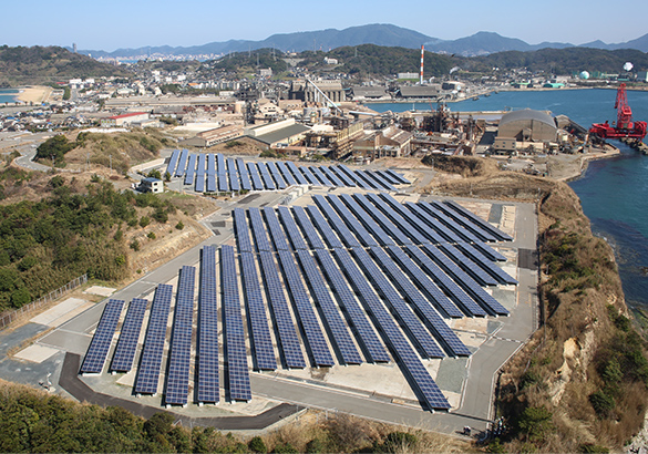 Solar power plant, Hikoshima Smelting Co., Ltd. image